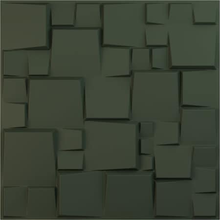 Ekena Millwork 19 5/8in. W x 19 5/8in. H Modern Square EnduraWall Decor 3D Wall Panel, Total 32.04 Sq. Ft., 12PK WP20X20MSGHC-CASE-12